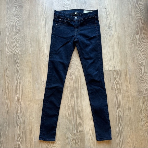 rag & bone Denim - Rag and Bone Women’s size 24 legging Jean jegging skinny dark wash midnight